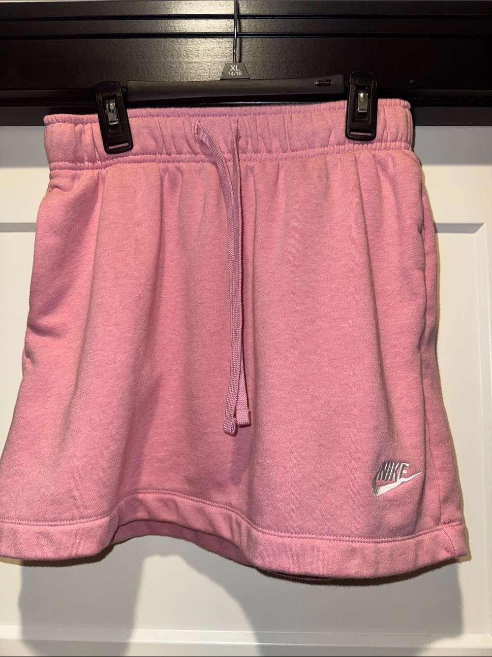 Nike Pink Athletic Drawstring Skirt